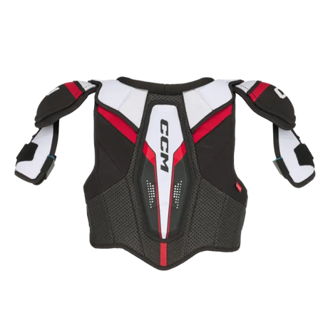 CCM Jetspeed FT680 Shoulder Pads providing mobility and protection with lightweight PE plastic and foam.