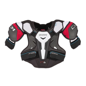 CCM FT6 Shoulder Pads with AER-TEC thermoregulation system for mobility and protection.