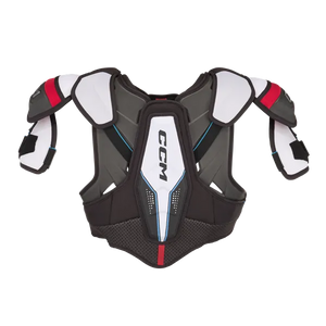 CCM FT6 Shoulder pads with AER-TEC thermoregulation for optimal mobility and ventilation.