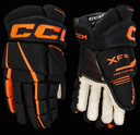 black and orange hockey gloves 