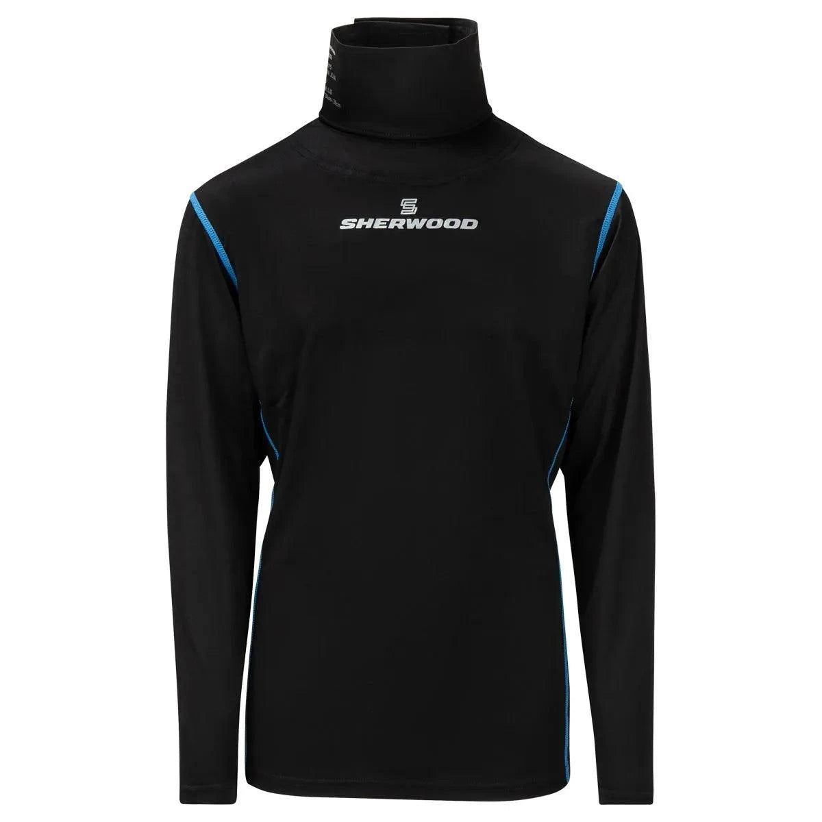 Sherwood Neck Guard Long Sleeve Cut Resistant Top with integrated neck protection.