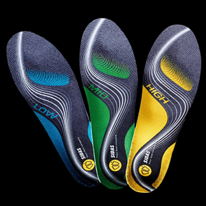 Sidas 3Feet Activ' High Insoles-Slim - Premium Support for High-Arched Feet