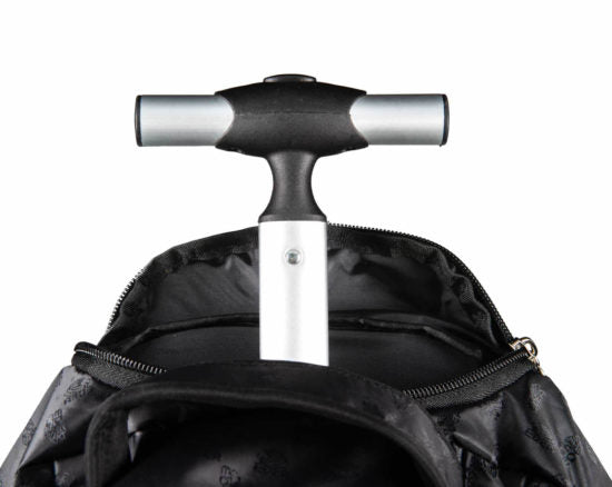 Edea Jaquard Trolley Bag - Italian Style Trolley-Backpack with Edea Logo