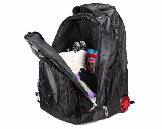 Edea Jaquard Trolley Bag - Italian Style Trolley-Backpack with Edea Logo