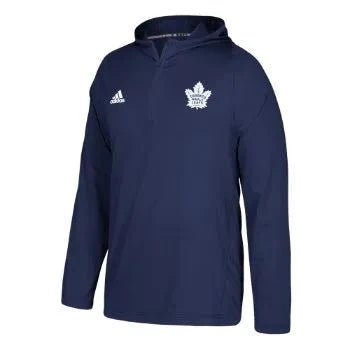 ADIDAS NHL Training Jersey ¼ Zip Hoodie Toronto Navy