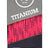 Red hockey laces with molded tip for ice and inline skates, Blue Sports brand packaging.