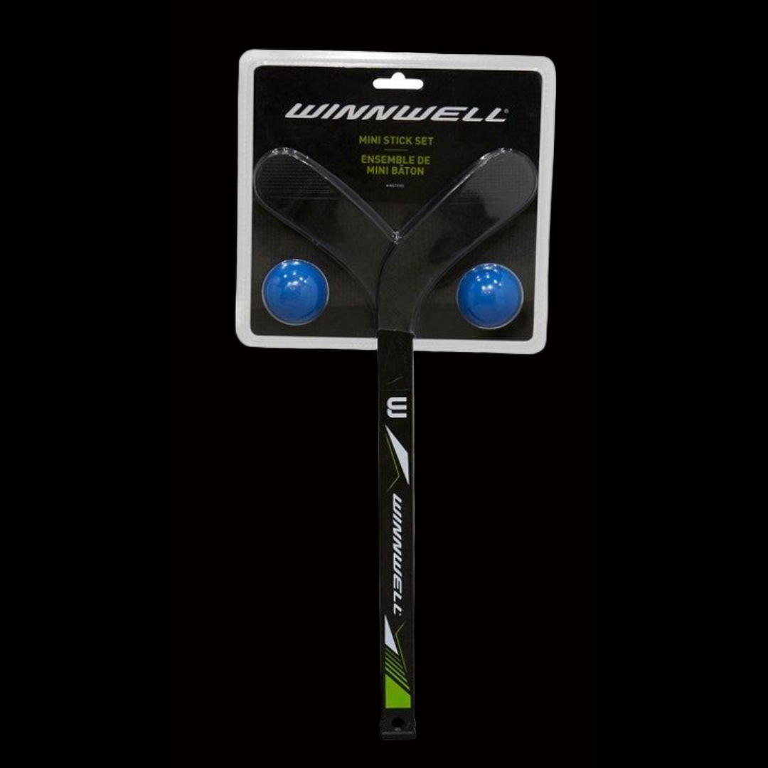 Winnwell Mini Stick Set (2 Sticks, 2 Balls)