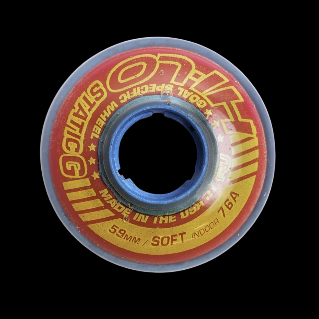 Revision Static G Goalie Soft Pink/ Clear Blue Wheel (Single)