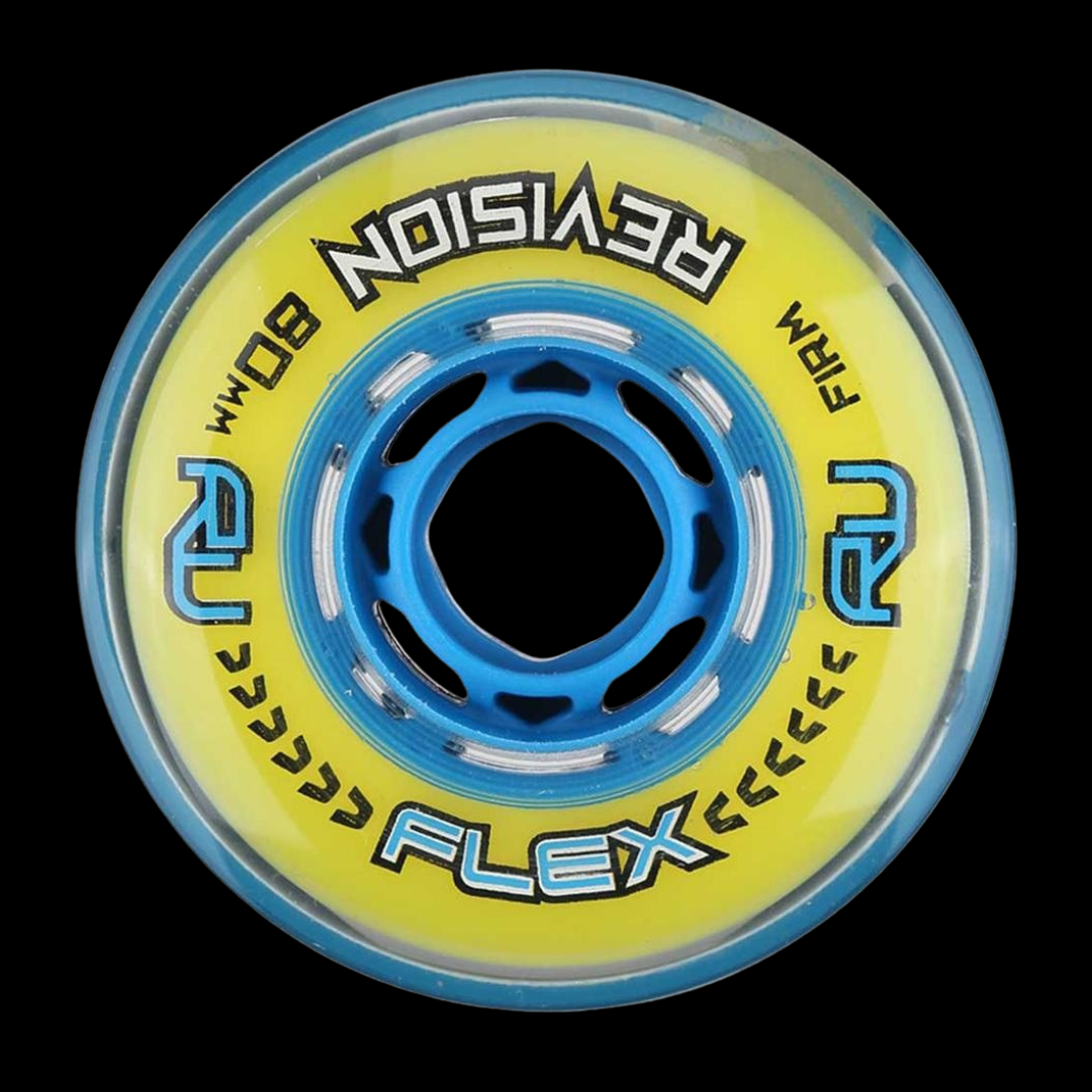 Revision Flex Yellow Firm Inline Wheel (Single)