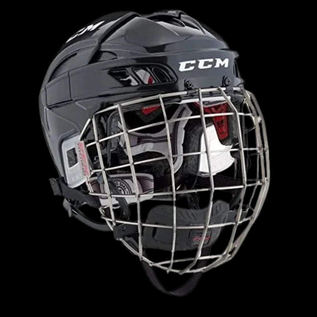 CCM Fitlite Hockey Helmet Combo