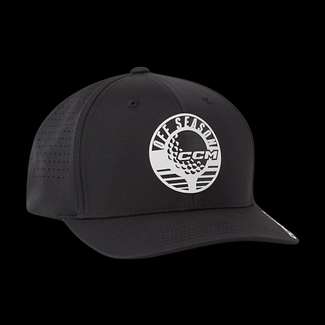 CCM Golf Perforated Snapback Black
