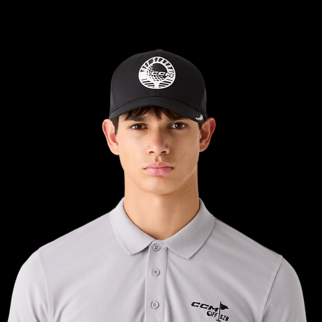 CCM Golf Perforated Snapback Black