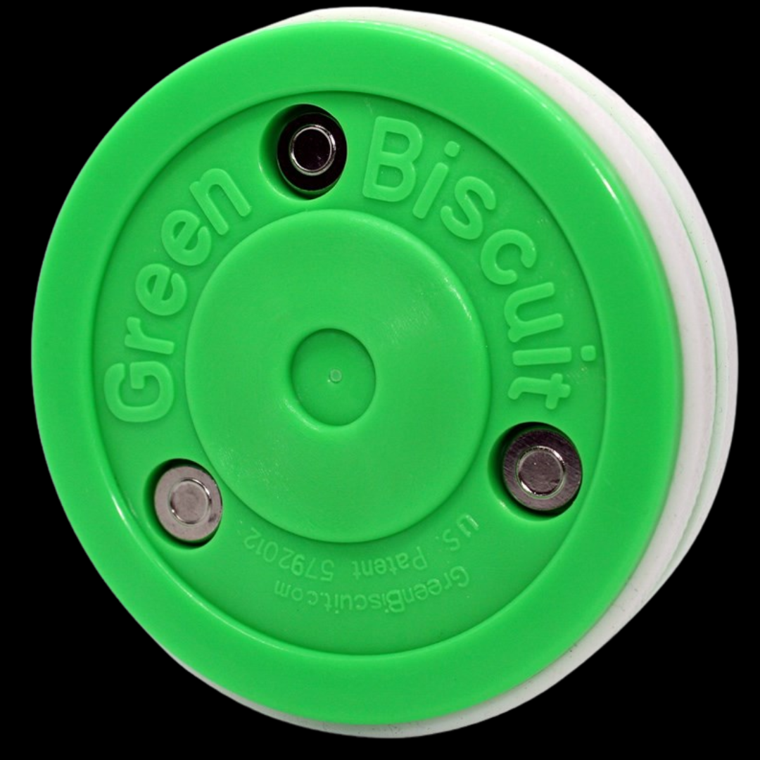 Green Biscuit Pro Stick Handling Puck