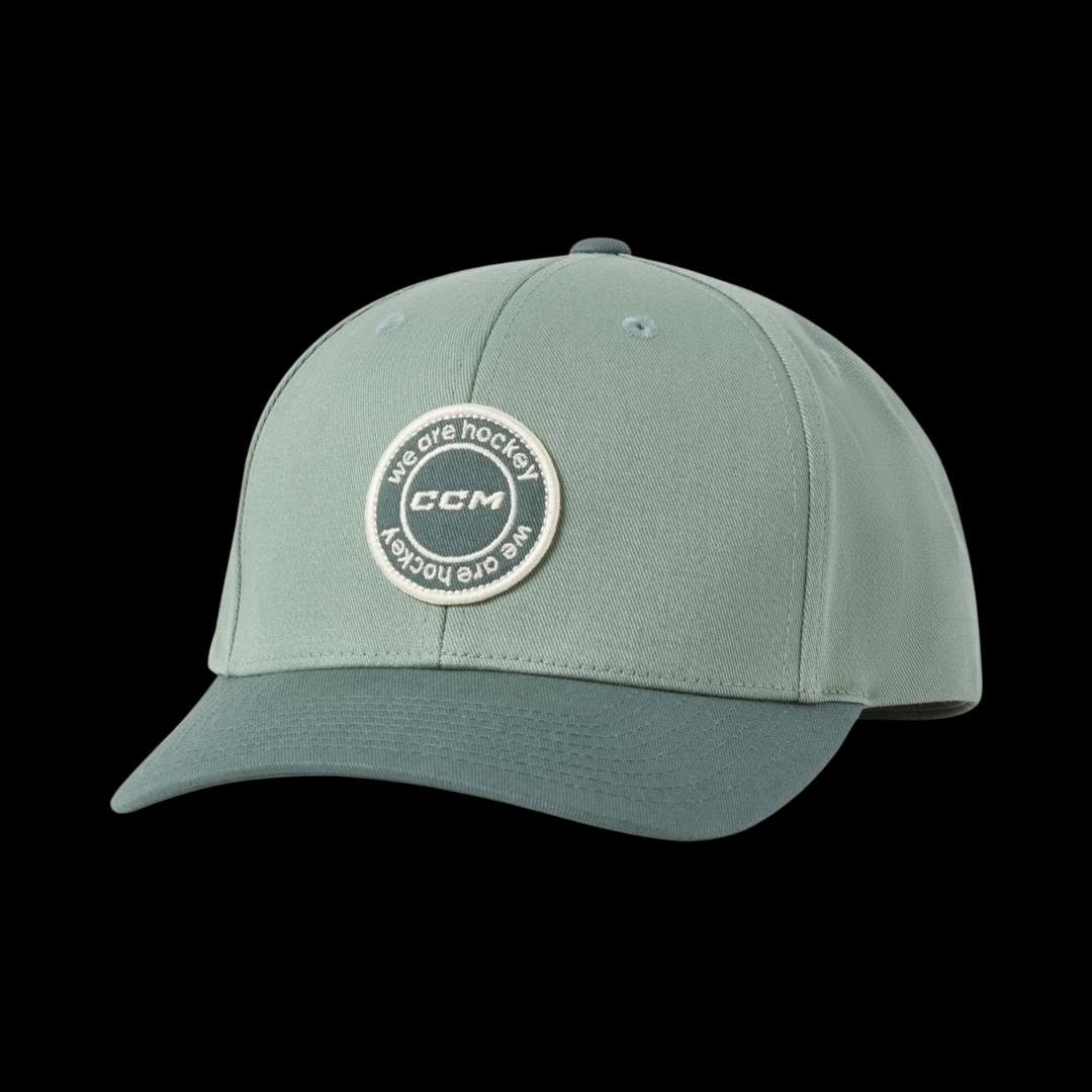 CCM We Are Hockey Structured Snapback - Ice Berg Green
