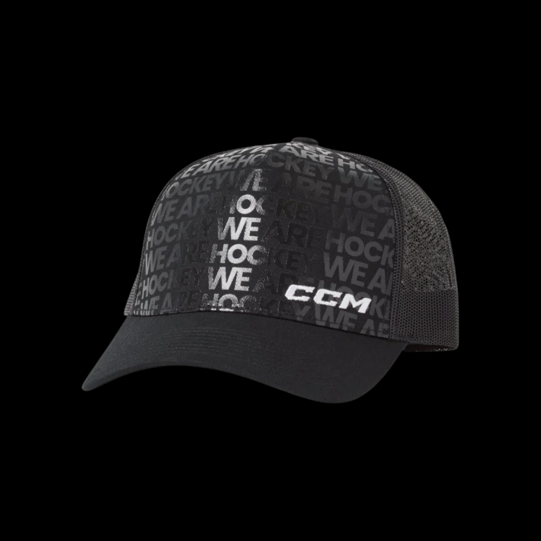 CCM We Are Hockey Mesh Back Trucker - Black