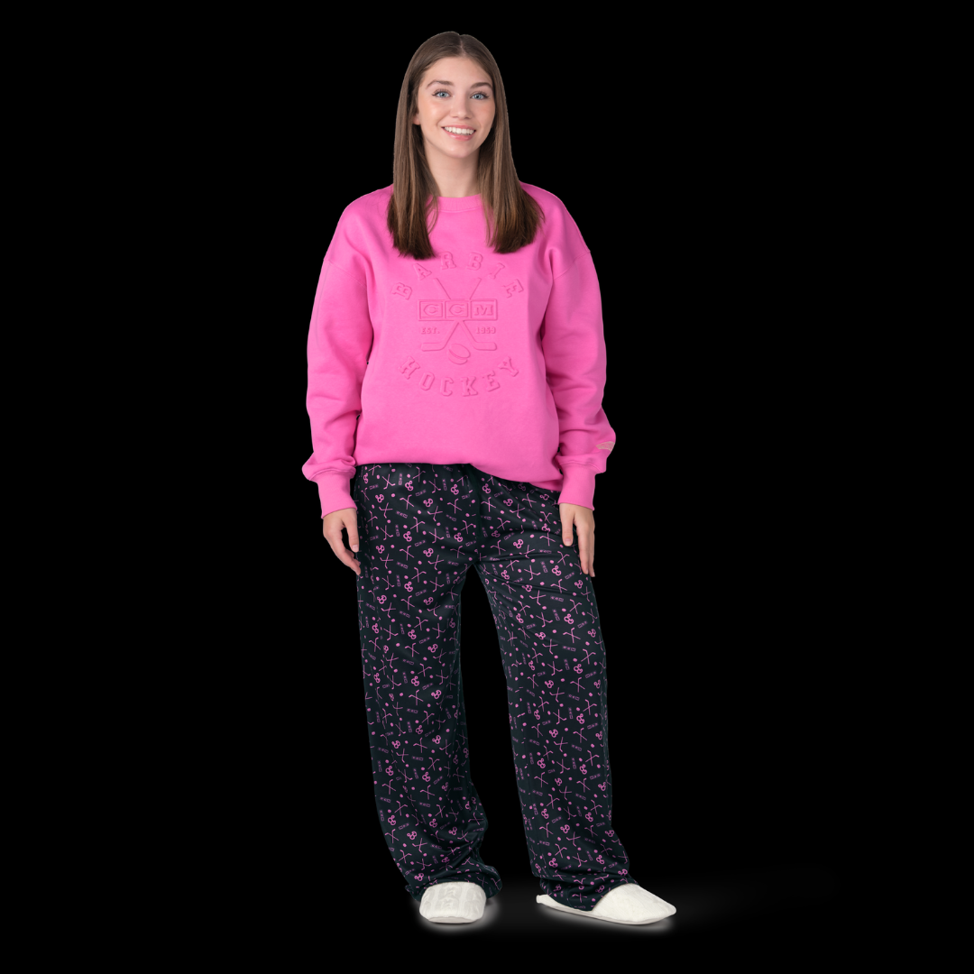 CCM Barbie Pyjama Pants - Black & Pink