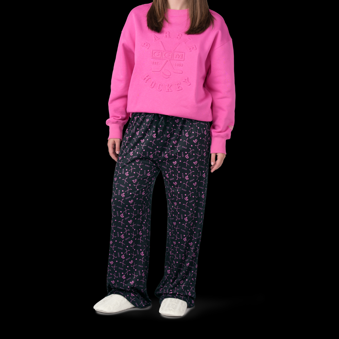 CCM Barbie Pyjama Pants - Black & Pink