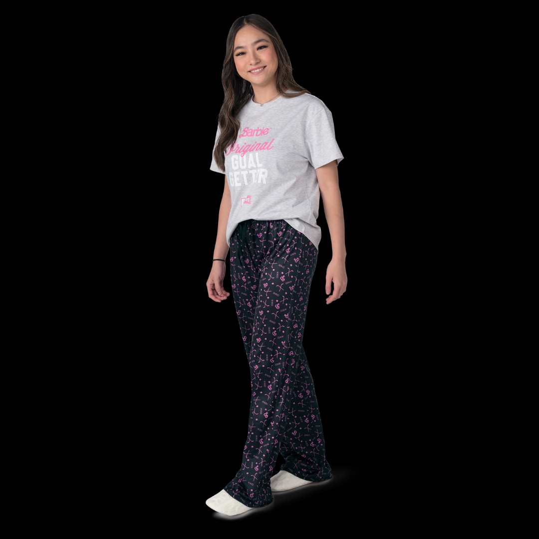 CCM Barbie Pyjama Pants - Black & Pink