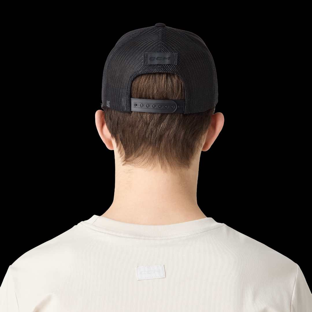 CCM HTR68A Casual Meshback Trucker Cap - Black