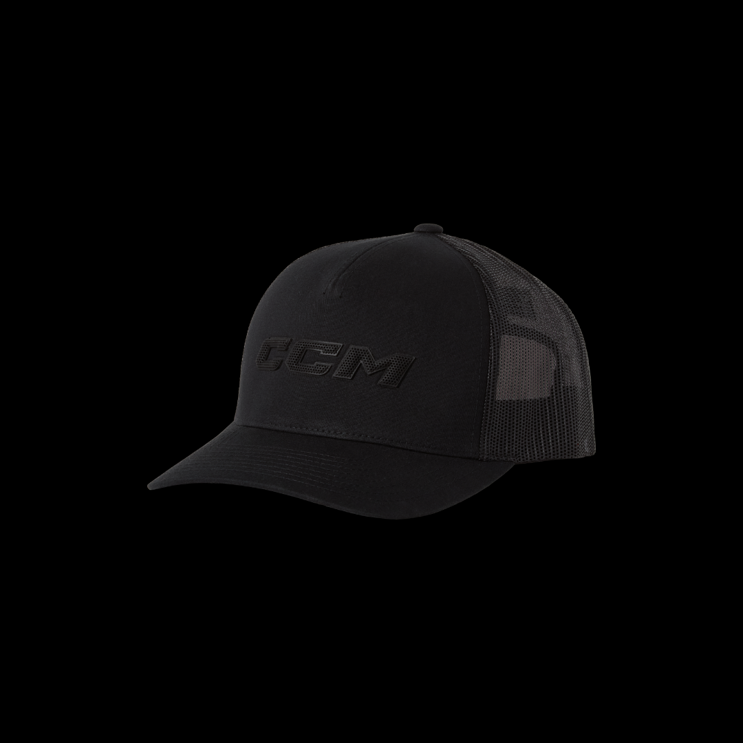 CCM HTR68A Casual Meshback Trucker Cap - Black