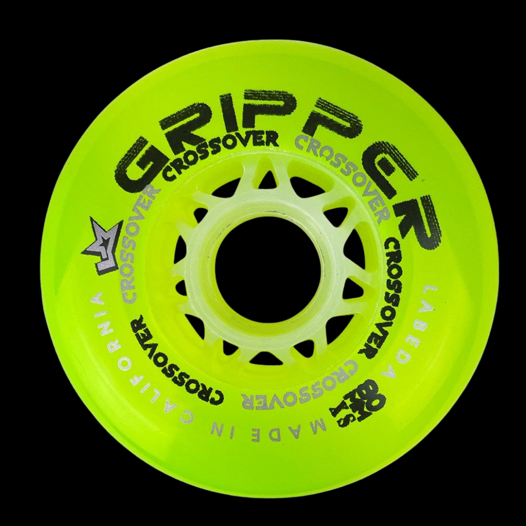 Labeda Gripper 76A X-Soft Clear Green Inline Wheel