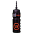 Warrior 0.75L Covert Drink Bottle, ergonomic design, recyclable LDPE, black with orange logo.