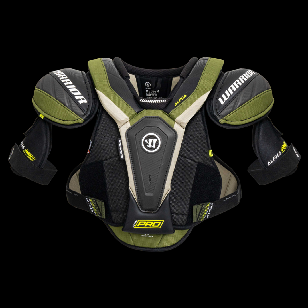 Warrior Alpha Pro Shoulder Pads Senior