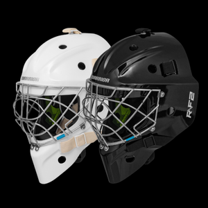 Warrior Ritual R/F2 E Senior Goalie Mask Certified Cat Eye Cage