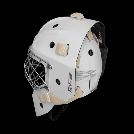 Warrior Ritual R/F2 E+ Senior Goalie Mask Certified Cat Eye Cage