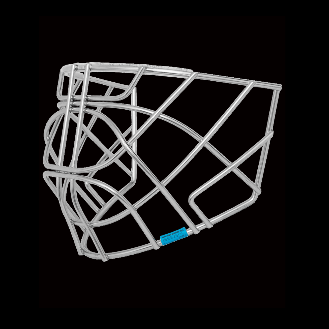 Warrior Ritual R/F2 Replacement Cage - HECC Certified Cat Eye Chrome Steel Goalie Mask Cage