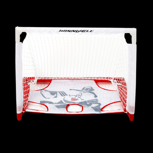 Winnwell Hockey Collapsible PVC Mini Net & Target W/2 Sticks, Ball & Case