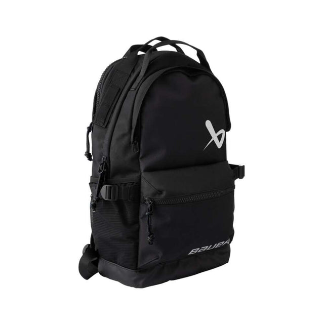 Bauer Elite Backpack with adjustable straps and multiple compartments for essentials.