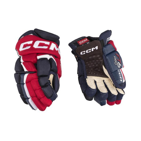 CCM Hockey Gloves Jetspeed FT6 Pro with AER-TEC thermoregulation technology for comfort and performance.