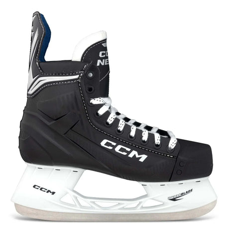 CCM Next Skates JUNIOR with ergonomic 3D-injected construction and comfort padding.