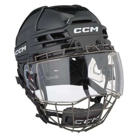 CCM HVR Hybrid Visor with polycarbonate lens and alloy bar cage.