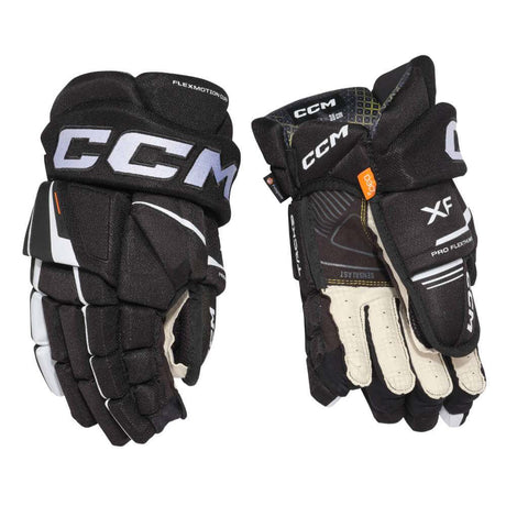 CCM Tacks Xf Hockey Gloves with enhanced dexterity and D3O® Zero technology.