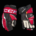CCM Tacks Xf Hockey Gloves with Sensalast palm and D3O® Zero technology for enhanced dexterity and protection.