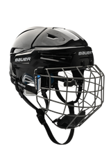 Bauer Re-akt 65 Helmet Combo with cage and tool-less adjustments.