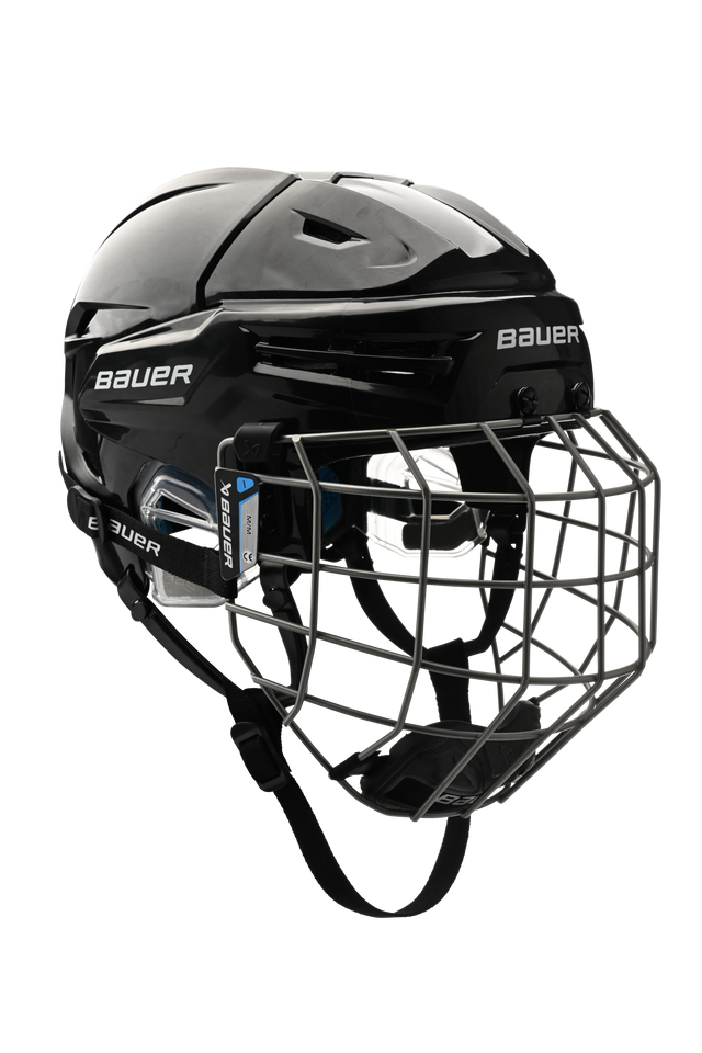 Bauer Re-akt 65 Helmet Combo with cage and tool-less adjustments.