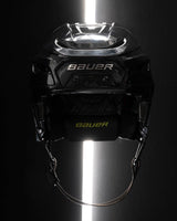 Front view of Bauer Hyperlite 2 Helmet showcasing sleek design and advanced ventilation system.