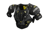 Bauer Supreme M3 shoulder pads with full-coverage cap and adjustable protection for mobility and safety on ice.