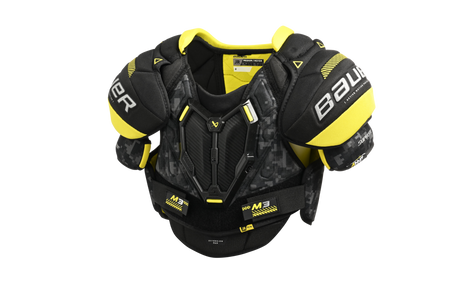 Bauer Supreme M3 Shoulder Pads with full coverage and flexible design for optimal mobility and protection.