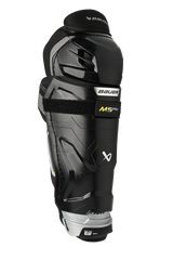 Bauer Supreme M5 Pro Shin Pads with X-FLEX Shield and anatomical design for competitive players.