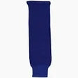 Knitted Hockey Socks- Blue, 100% polyester, durable elastic ankle hold.