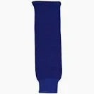 Knitted Hockey Socks- Blue, 100% polyester, durable elastic ankle hold.