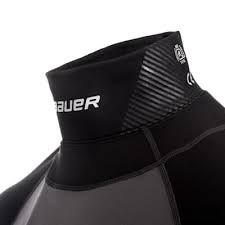 BAUER S19 LONG SLEEVE NECK PROTECTOR TOP