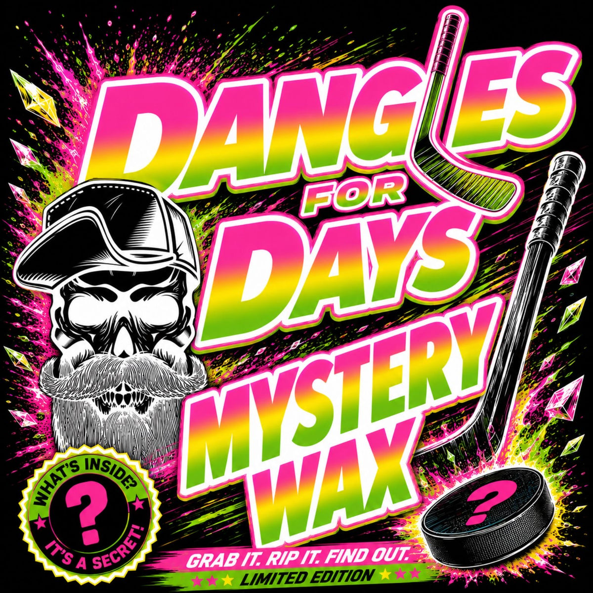 Dangles Mystery Hockey Stick Wax – Approx. 80g