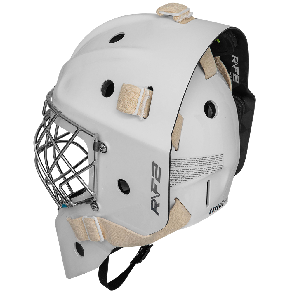 Warrior Ritual R/F2 E+ SR Goalie Mask Certified Cat Eye Cage