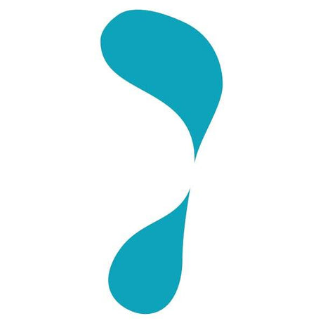 SIDAS 3FEET SLIM INSOLE logo design in teal.