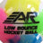 Multicolor low bounce A&R street hockey ball for stick handling and shooting practice.